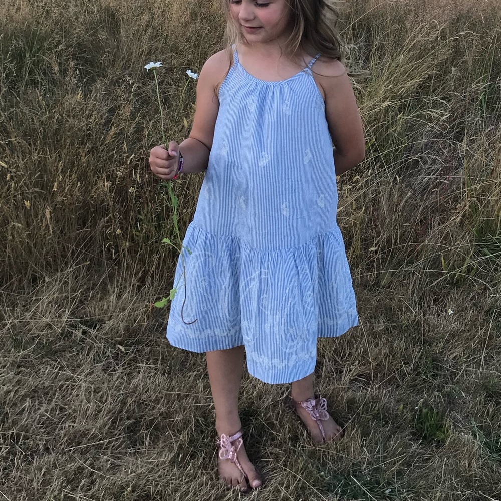 Gap girls embroidered dress
